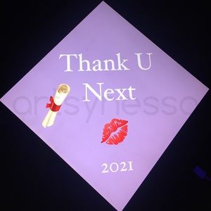 Thank You Next Graduation Cap Topper
